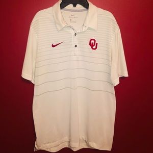 Mens Nike Dri-fit Oklahoma Polo